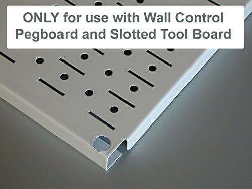 Wall Control Pegboard Spray Can Holder Bracket and Aerosol Can Organizer for Wall Control Pegboard and Slotted Tool Board - Blue (Pack of 6) - Image 3