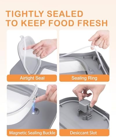 10-13 Lbs Dog Food Storage Container,Collapsible Dog Food Container - Image 3