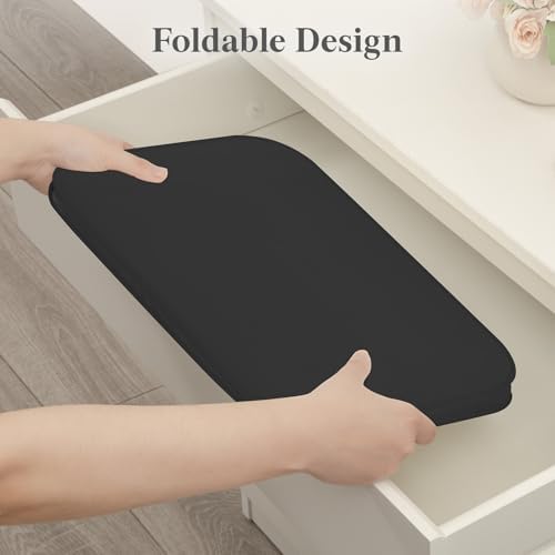 Lifewit Slim Collapsible Laundry Basket with Handles, 65L, Black - Image 5