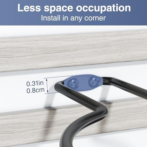 Ball Holder Wall Mount Set –Sports Ball Racks for Basketball, Soccer, Volleyball, Football – Wall Storage & Display for Sports Room - Image 4