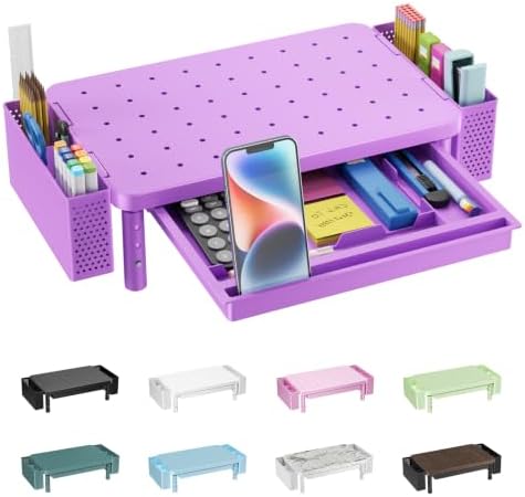 WALI Computer Monitor Stand with Storage and Pen Holder by WALI