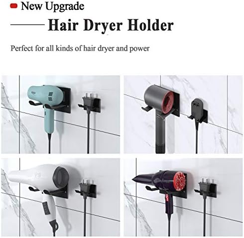 XIGOO Self Adhesive Hair Dryer Holder Wall Mounted - Image 2