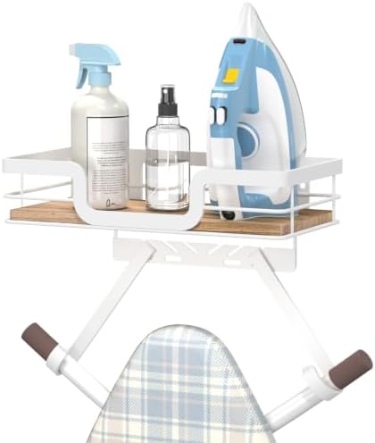 Ironing Board Hanger Wall Mount, T&Y Shaped Iron Holder for Laundry Rooms by Awarmhome