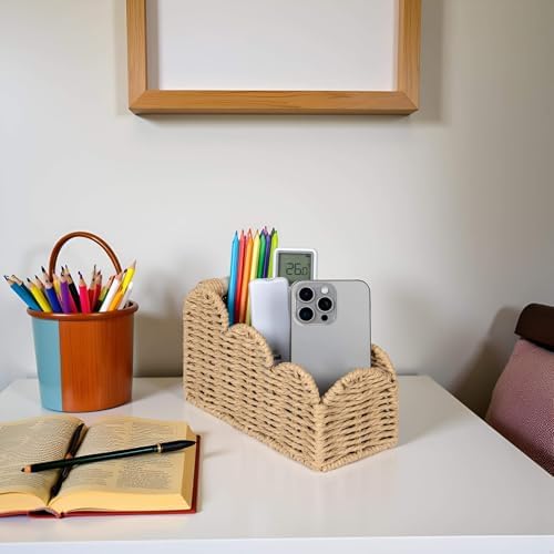 CubesLand Bedside Table Desk Organizer Caddy, Remote Pen&Pencil Holder Cup - Image 6