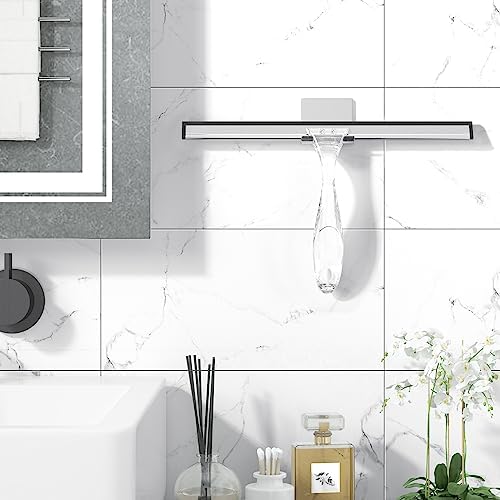 AmazerBath Squeegee for Shower Glass Door, Shower Squeegee for Glass Doors - All-Purpose Squeegee with Hook for Shower Doors, Windows, Mirrors, Tiles and Car Glass, 12 Inches - Clear (Pack of 2) - Image 6