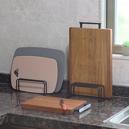 KitchenGenie 2Psc Cutting board organizers，(1.0 and 0.6 inch wide slots), cutting board holders, cutting board racks, cutting board storage, biscuit sheets, bakeware organizers for cabinets - Image 6