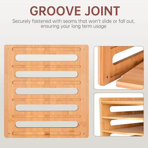 Cookie Sheet Organizer for Cabinet, 6 Tier Sheet Pan Organizer - Image 3