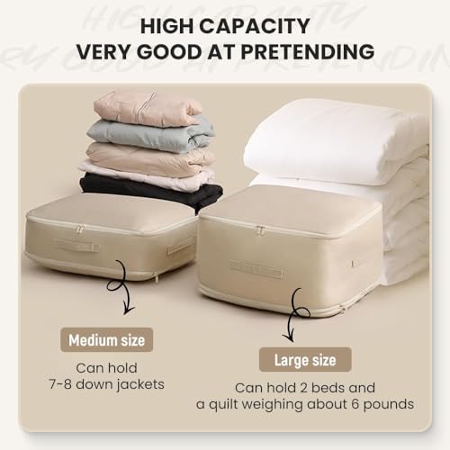 2024 NEW Space Saving Self Compression Organizer,Self Compression Moving Organizer Bags,Storage Tote for Space Saving,Heavy Duty Moving Bags for Comforters,Clothes (Pink, 21.26 * 16.53 * 23.62in) - Image 6