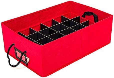 Santa's Bags Christmas Ornament Storage Box, 48 (3") Ornaments - Image 4