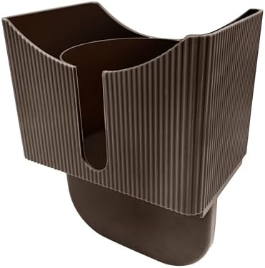Couch Anti-Spill Drink Holder Tray, Couch Seat Cushion Cup Beverage Holder for Cups, Mugs, Bottles, Cans (Brown) by Xchouxer