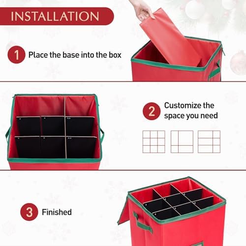 Christmas Nutcracker Storage Box Containers Holiday Decor Organizer - Image 5