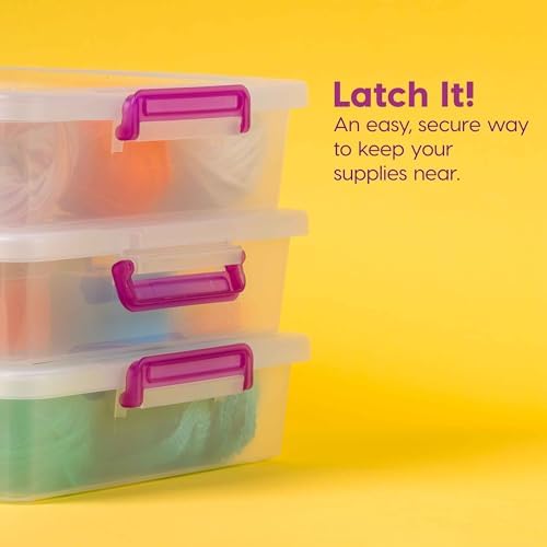 IRIS USA Storage Bins with Lids |Made in USA| 6 Qt - (6-Pack) - Clear - Image 3