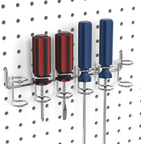 Pegboard Hooks with Bins, Peg Locks, for Organizing Various Tools, 117 PCS, 60 of Which are Locks - Image 6