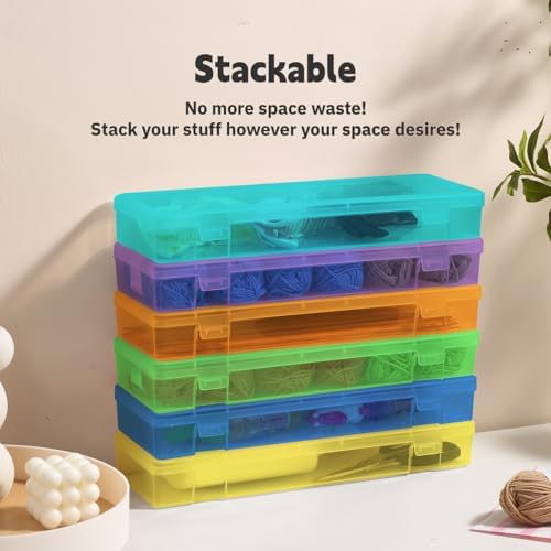 novelinks Plastic Pencil Boxes and Small Plastic Containers with Lids - Image 4
