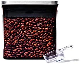 OXO Steel POP Coffee Container with Scoop, 1.7 Qt for Coffee, Tea and More by Unknown