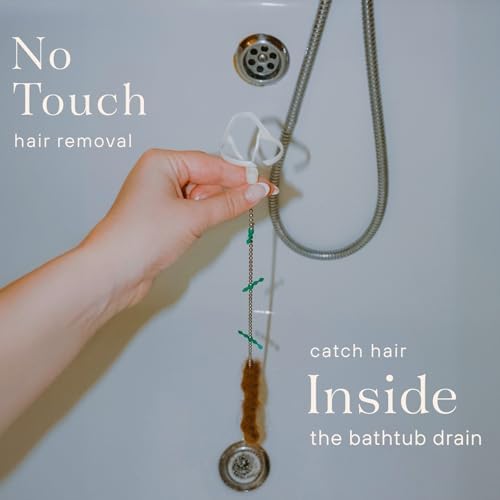 DrainWig Bathtub Drain Hair Catcher – Disposable Bathroom Hair Trap, Easy to Install in Bathtub Drain, Helps Prevent Clogs – As Seen on Shark Tank - Bathtub Accessories - Bathtub (4-Pack) - Image 2