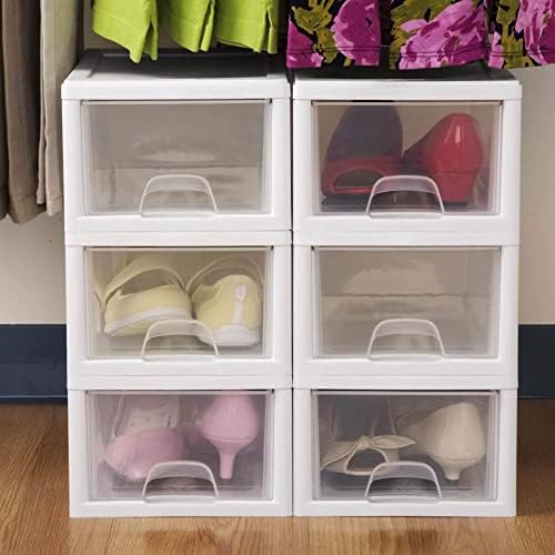 Sterilite Stacking Drawer Storage Organizer for Clothes, 6 Quart, 18-Pack - Image 5