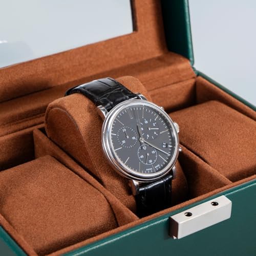 ProCase Watch Box, 3 Slot Mens Watch Display Case, MidnightGreen - Image 5