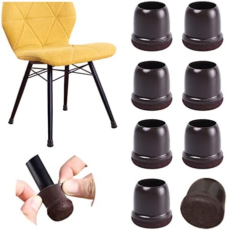 24PCS Small Chair Leg Floor Protectors for Hardwood Floors, Fit 0.55"-0.75" by MOYOHIMChairLegFloorProtectors