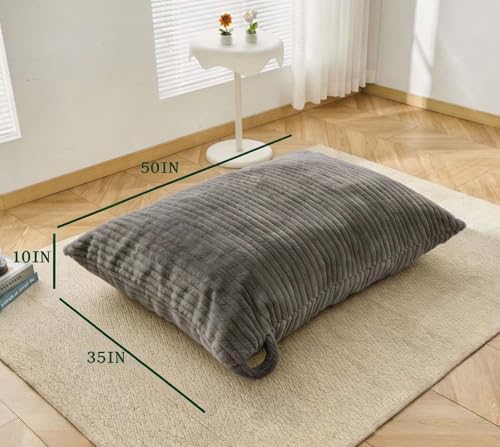 Kisoy Stuffed Animal Storage Bean Bag Bed Cover (No Filler) Washable - Image 3
