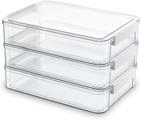 Citylife 3Packs 13''x9''Paper Storage Box with Lids, Art Supply Organizer by CITYLIFEHomeOrganization