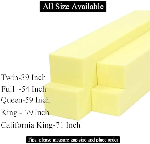 Bed Gap Filler for Headboard Space Filler Bed Crack Pillow Stopper 39x4x8 - Image 3