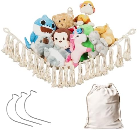 Large Stuffed Animal Hammock Corner by Rustic+Curiosities