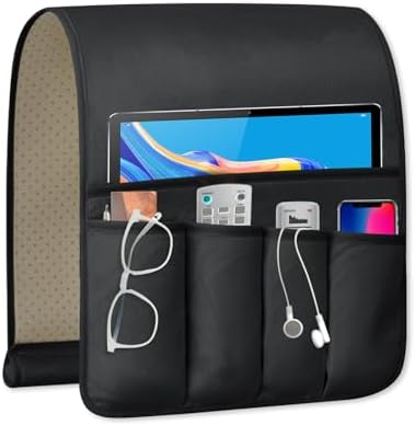 Remote Control Holder for Armchair Caddy, Remote Holder with 5 Pockets by WETRBWEH