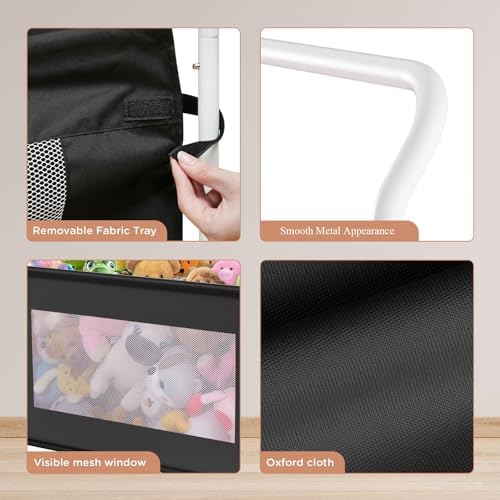 KEEGH Extra Large Toy Box for Kids, Heavy Duty Toy Storage Organizer, Black - Image 4