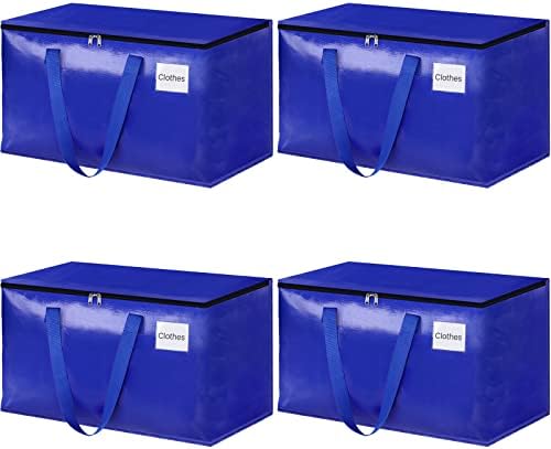 HomeHacks Moving Bags, 93L-4 Pack Heavy Duty Moving Totes by HomeHacks