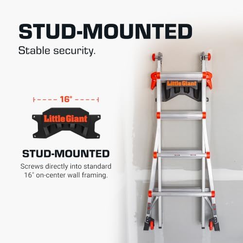 Little Giant Ladder Rack Wall-Mount Ladder Storage Accessory, 15097 - Image 3