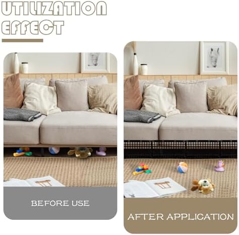 12 Pcs Under Couch Blocker for Bed Adjustable Furniture Plastic - Image 4