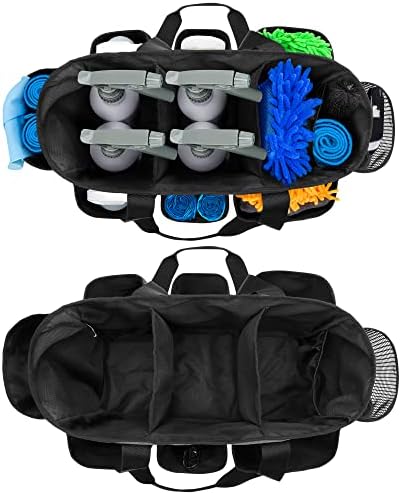 LoDrid Professional Cleaning Tote Caddy for Cleaning Supply, Gray - Image 4