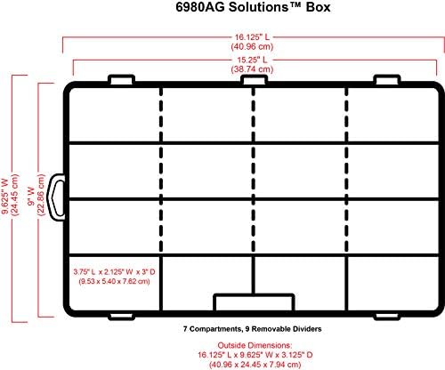 ArtBin XL Solutions Box Craft Organizer with Dividers, Clear - Image 3