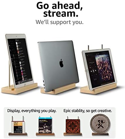Optage Audio Now Playing Vinyl Record Stand, Solid Walnut Display Holder - Image 6
