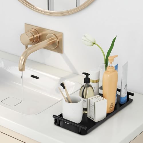 FEILERN Toilet Paper Basket, Toilet Tank Tray with Handle for Organizing - Image 3