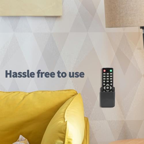 4 PCS Remote Control Holders Wall Mount, Self Adhesive TV Air Conditioner Remote Control Holder, Wall Mount Storage Box Organizer Wall Pen Holder Storage for Home Office School (Grey) - Image 5