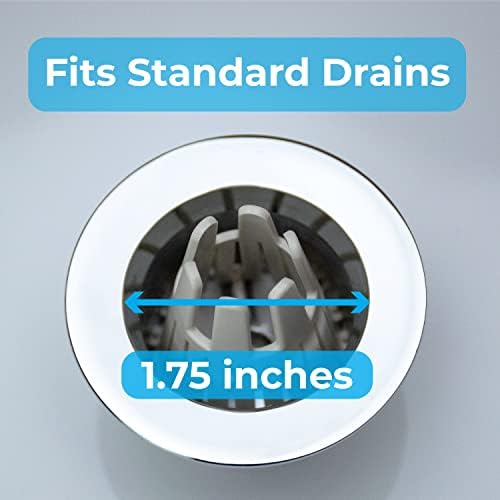 Disposable HairClaw 20 Pack | Bathtub Hair Catcher Strainer Trap for Standard Size 1.75 inch Tub Drain | Eco-Friendly Bioplastic - Image 4