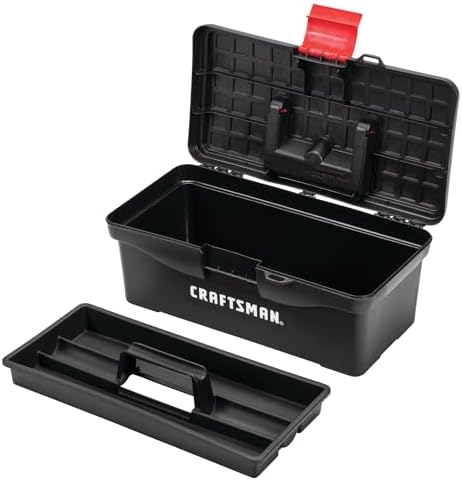 CRAFTSMAN Tool Box, Lockable, 13 in., Red/Black (CMST13004) - Image 6
