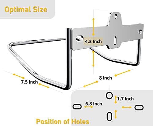 JBscoop Ladder Hanger for Garage Wall, Ladder Storage Strollers and Folding Chair, Heavy Duty Lader Holder Rust Proof SS304 - Image 6