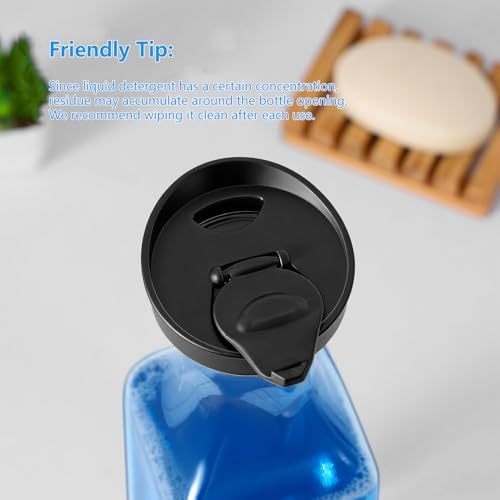 54oz Laundry Detergent Dispenser,Liquid Container,Plastic,2 Pack Black - Image 5