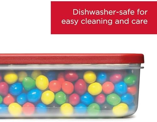 Rubbermaid Premium Modular Food Storage Containers with Lids, Clear, 18-cup Cereal Keepers - 2 Pack, Stackable Space Saving Design, Ideal for Pantry Organization and Kitchen Essentials - Image 6