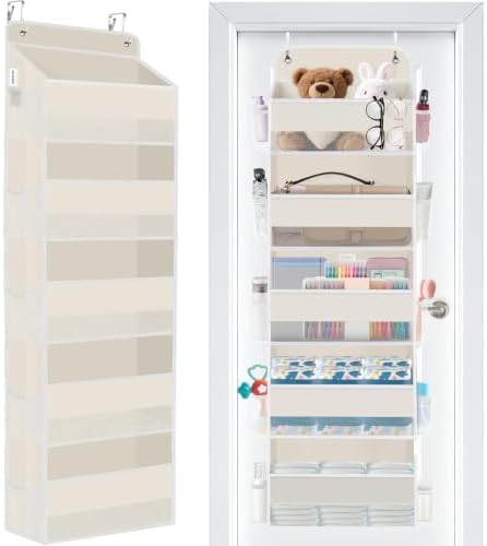 Over The Door Organizer Storage Large Capacity Hanging Bedroom Storage by WiseLife
