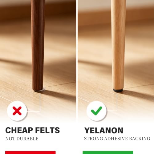 Felt Furniture Pads for Hardwood Floors -Yelanon Felt Pads for Chair Legs - Image 3