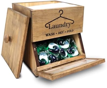 Laundry Pod Holder, Brown by LiveinspiredLiveBesuerte