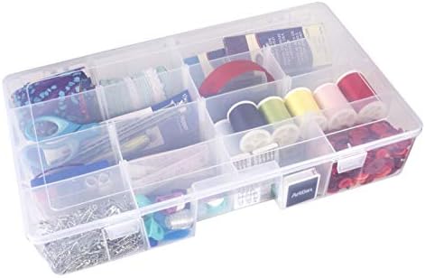 ArtBin XL Solutions Box Craft Organizer with Dividers, Clear - Image 2