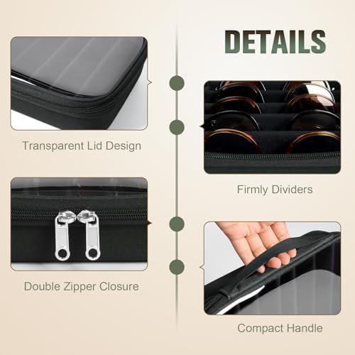 Sunglasses Organizer Case for Multiple Pairs - Image 5