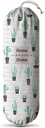 Hglian Cactus Plastic Bag Holder-Grocery Bag Holder Organizer Storage by Hglian