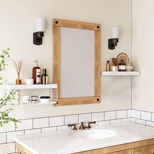 QEEIG Bathroom Shelves Over Toilet Wall Mounted (White, Set of 2, 15.7") - Image 5