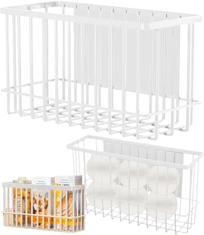 Magnetic Shelf Fridge Basket Bin for Whiteboard Washer Dryer Locker Cabinet by Buyyyit